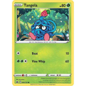 Tangela (004/159) - Crown Zenith - Pokemon - TCGroupAU