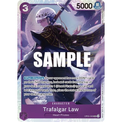 Trafalgar Law OP05-069 SR (Foil) - One Piece Card Game Awakening of the New Era - TCGroupAU