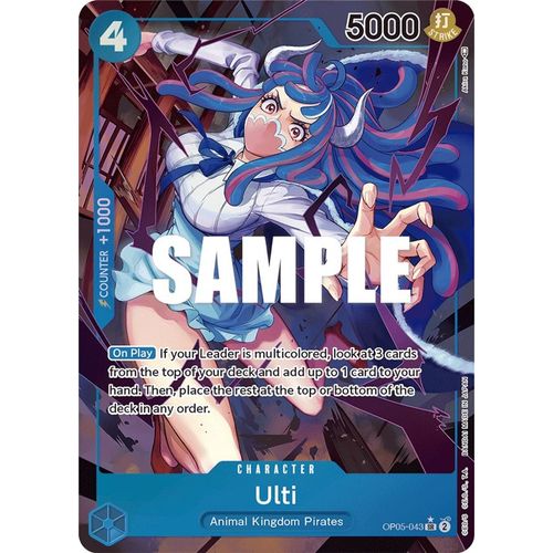 Ulti (Alternate Art) OP05-043 SR (Foil) - One Piece Card Game Awakening of the New Era - TCGroupAU