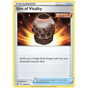 Urn of Vitality 139/163 - Battle Styles - Pokemon - TCGroupAU