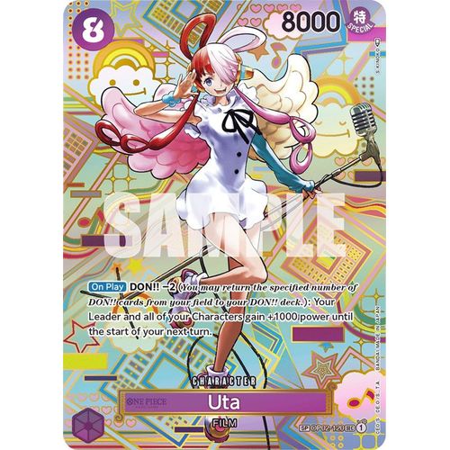 Uta (SP) OP02-120 SEC - One Piece Card Game Awakening of the New Era - TCGroupAU