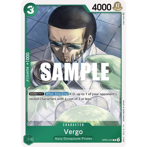 Vergo OP05-023 R (Foil) - One Piece Card Game Awakening of the New Era - TCGroupAU