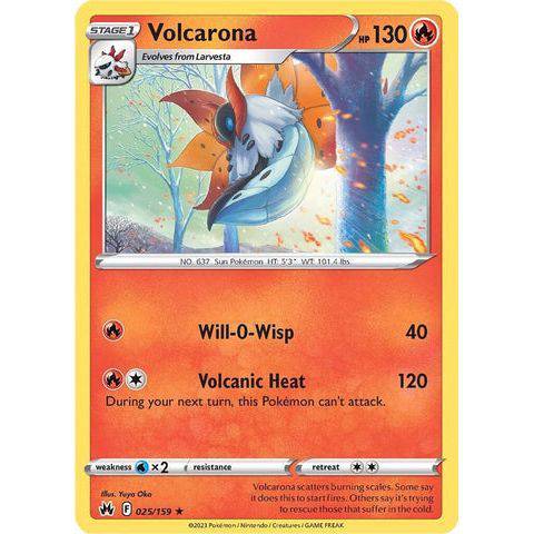 Volcarona (025/159) - Crown Zenith - Pokemon - TCGroupAU