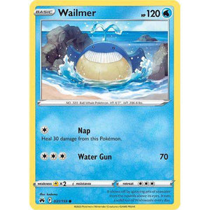 Wailmer (031/159) - Crown Zenith - Pokemon - TCGroupAU