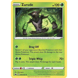 Zarude (016/159) - Crown Zenith - Pokemon - TCGroupAU
