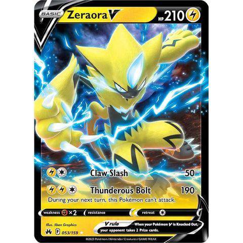 Zeraora V (053/159) - Crown Zenith - Pokemon - TCGroupAU