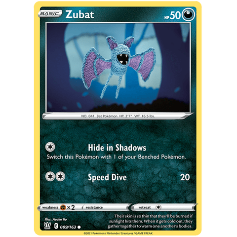 Zubat 089/163 - Battle Styles - Pokemon - TCGroupAU